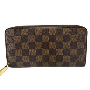 AUTHENTIC LOUIS VUITTON ZIPPY WALLET DAMIER LV CA1070